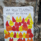 Viele Flammen ergeben ein großes Feuer